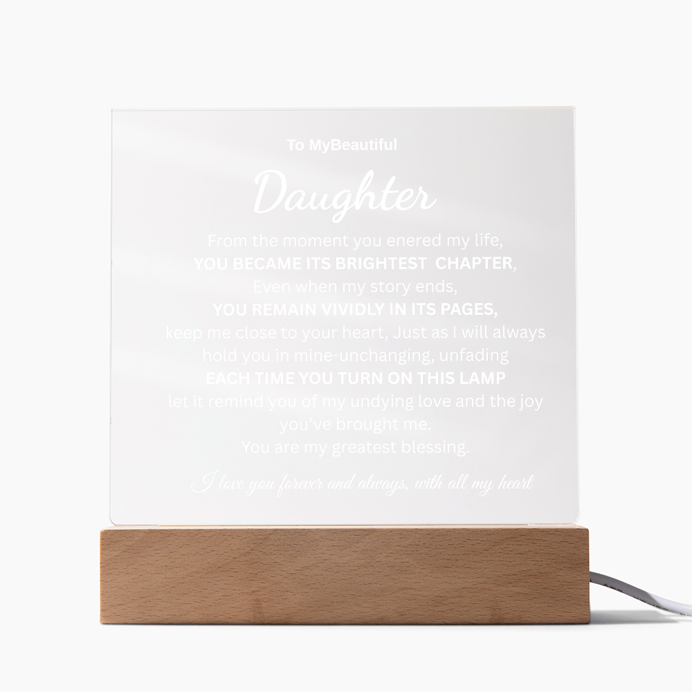 To My Daughter / Brightest Chapter