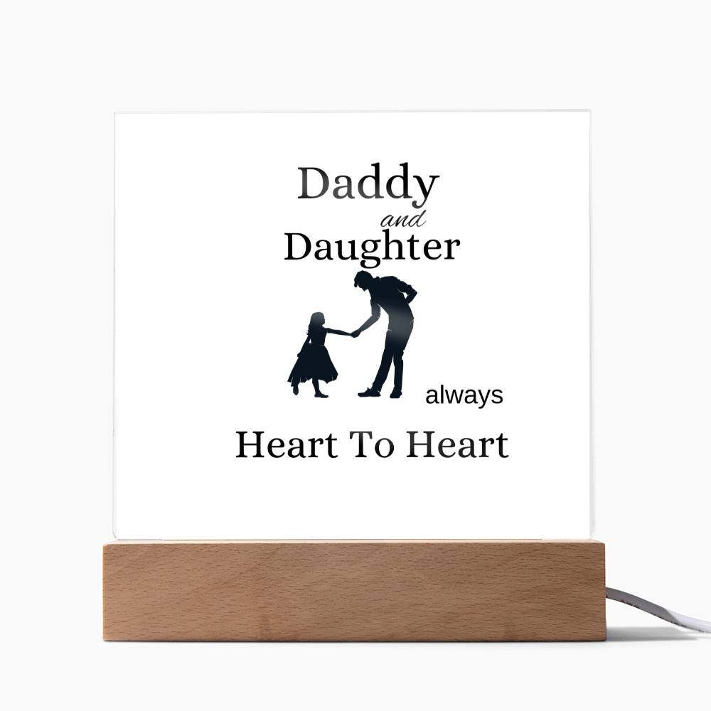 Acrylic Square Plaque  Gift For Dad