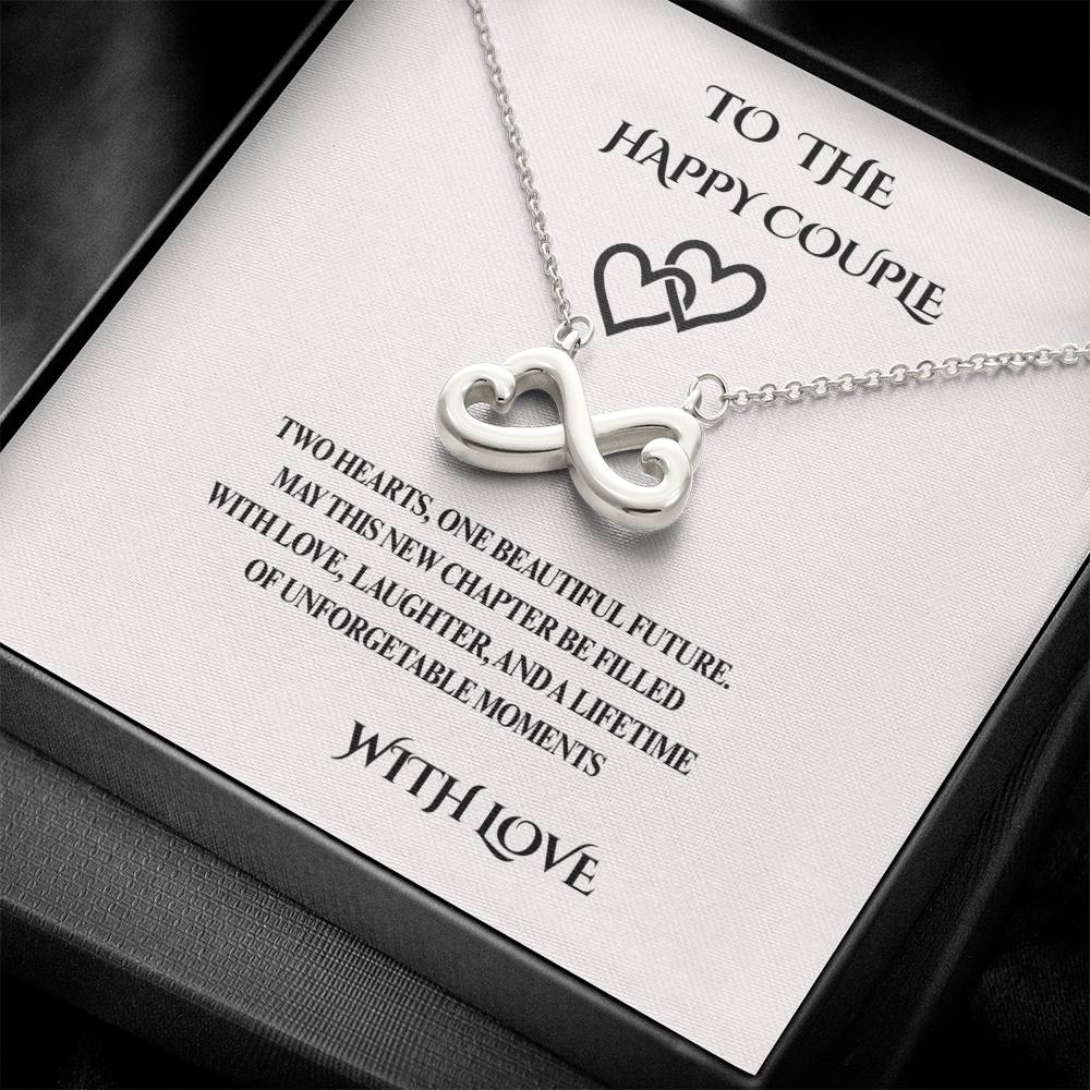 Engagement Gift for Couple – Endless Love Necklace with Message Card