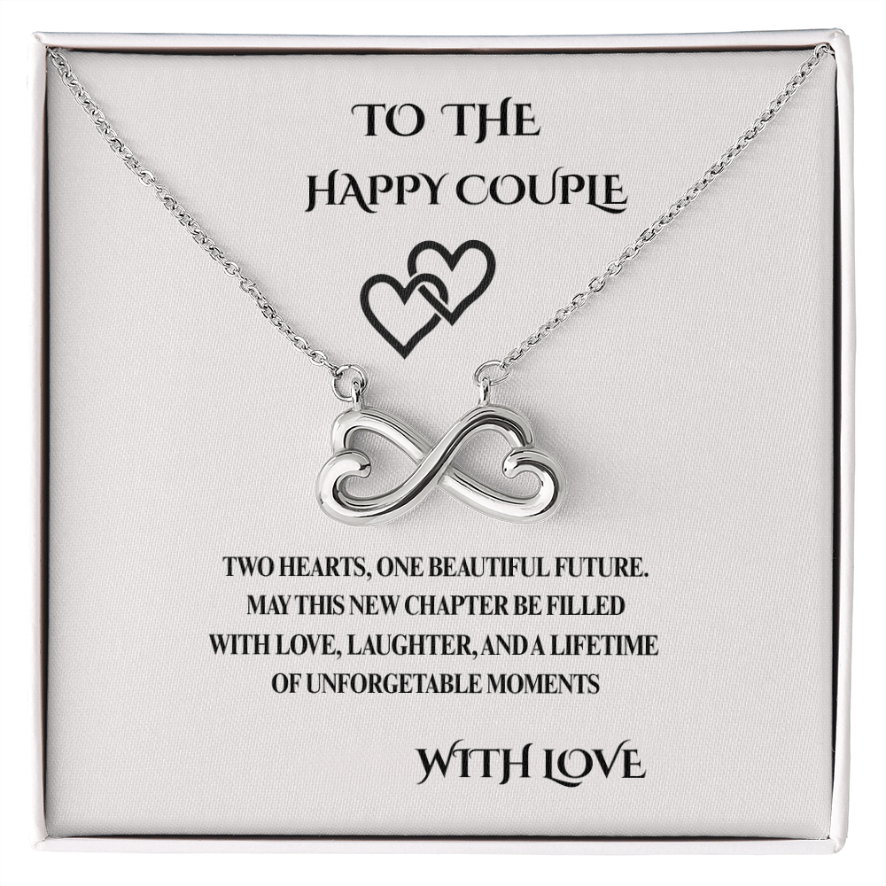 Engagement Gift for Couple – Endless Love Necklace with Message Card