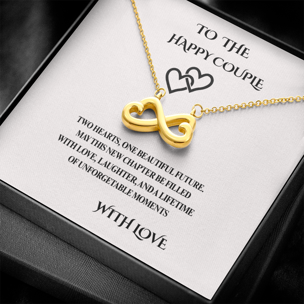 Engagement Gift for Couple – Endless Love Necklace with Message Card