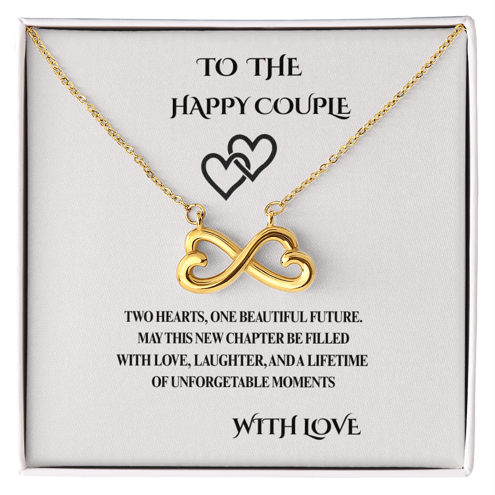 Engagement Gift for Couple – Endless Love Necklace with Message Card
