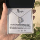 Love Knot Necklace For Mom, Forever Love Necklace
