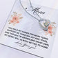 Forever Love necklace, For Mom Wedding/Birthday/Anniversary
