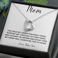 Love Knot Necklace For Mom, Forever Love Necklace