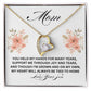 Forever Love necklace, For Mom Wedding/Birthday/Anniversary