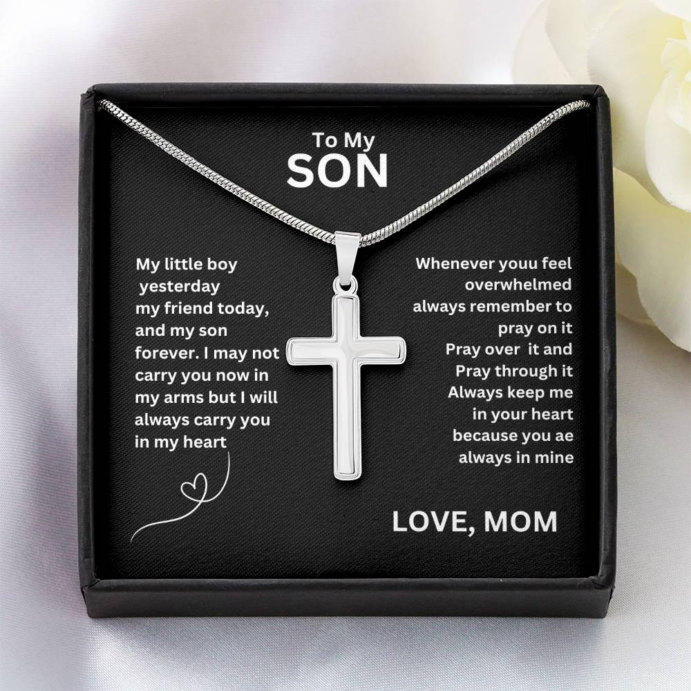 For Son's Birthday, Gift For Him, Gift From Mom,  Cool Necklace With Message Card