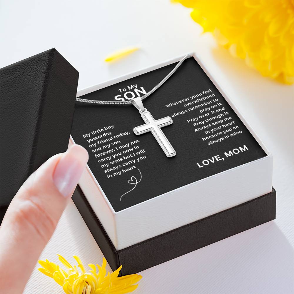 For Son's Birthday, Gift For Him, Gift From Mom,  Cool Necklace With Message Card