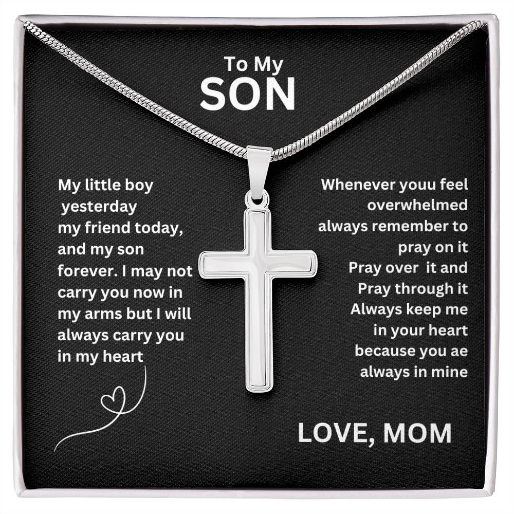 For Son's Birthday, Gift For Him, Gift From Mom,  Cool Necklace With Message Card