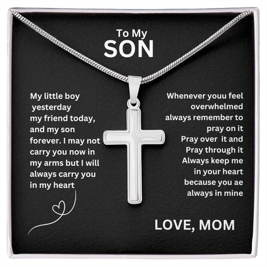 For Son's Birthday, Gift For Him, Gift From Mom,  Cool Necklace With Message Card