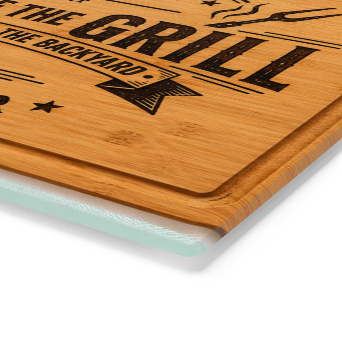 “A personalized gift for the King of the Grill.”
