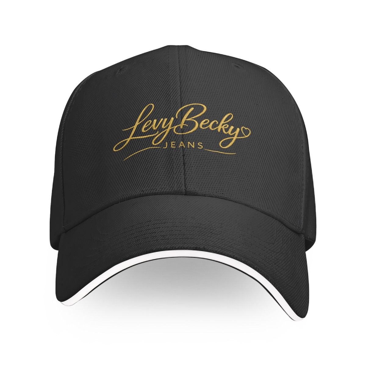 LevyBecky Signature Luxe Cap – Black Gold