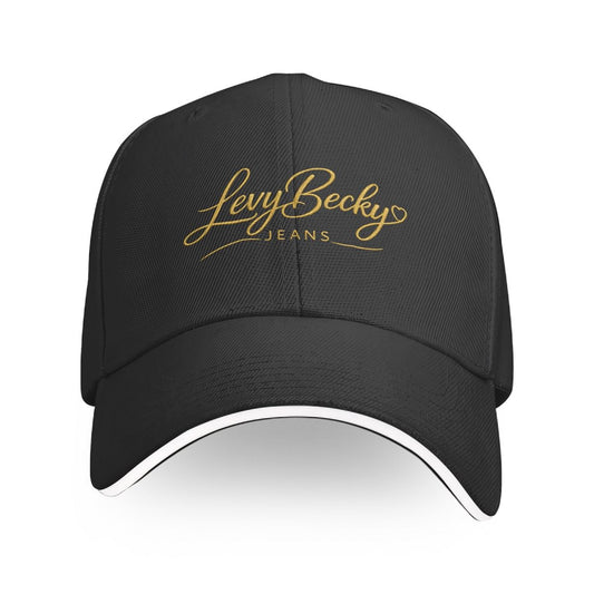 LevyBecky Signature Luxe Cap – Black Gold