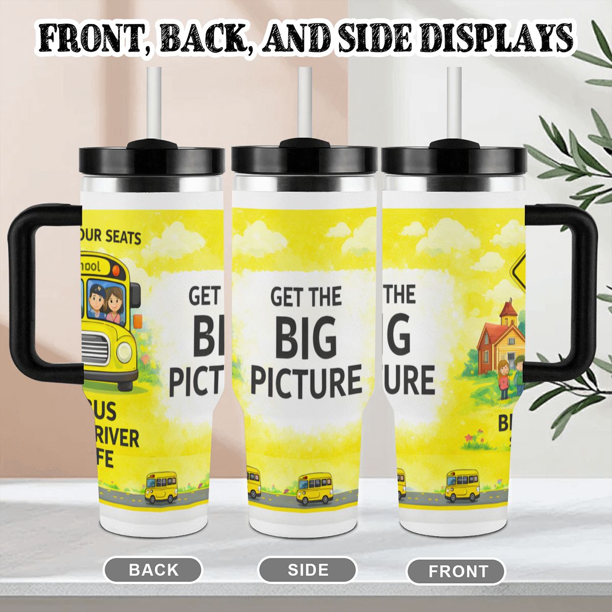 Bus Driver Life 40oz Tumbler – Get The Big Picture